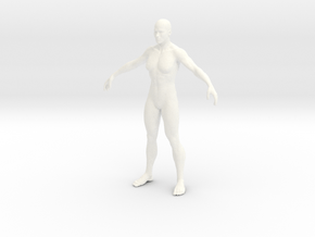 Man in 6cm Passed in White Processed Versatile Plastic