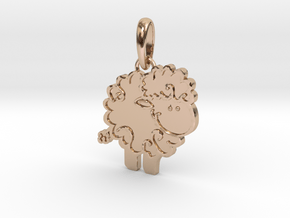 Little Lamb pendant in 14k Rose Gold