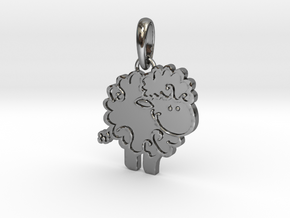 Little Lamb pendant in Fine Detail Polished Silver