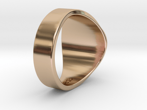 Muperball Wayne Ring in 14k Rose Gold Plated Brass