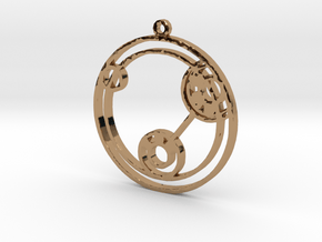 Lizzie - Necklace in Polished Brass
