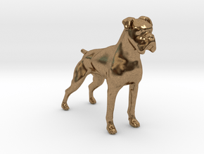 Brindle Boxer in Natural Brass