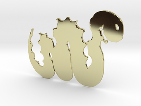 Smiling Worm in 18k Gold