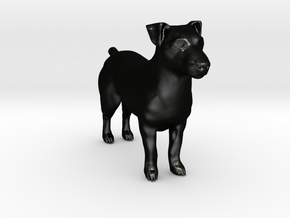Jack Russell Terrier - Small in Matte Black Steel
