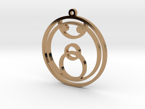 Joy - Necklace in Polished Brass