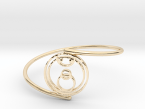 Joy - Bracelet Thin Spiral in 14k Gold Plated Brass