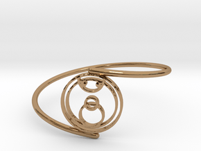 Joy - Bracelet Thin Spiral in Polished Brass