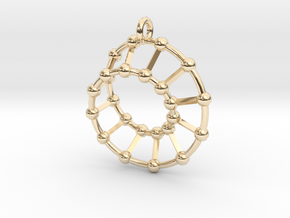 Mobius in 14k Gold Plated Brass