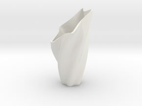 Star Vase in White Natural Versatile Plastic