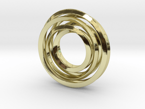 Eternity Twisting in 18k Gold Plated Brass