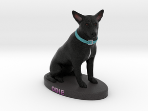 Custom Dog Figurine - Odie in Full Color Sandstone