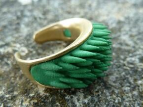 Grass Element (clips onto Swap-ring) in Green Processed Versatile Plastic