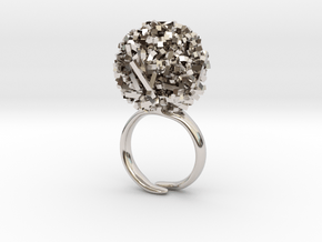 Systematic Chaos* Ring { Small } in Platinum