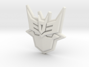 Doomie Badge of Doom in White Natural Versatile Plastic