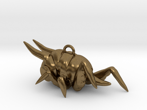 New Zealand Weta charm in Natural Bronze