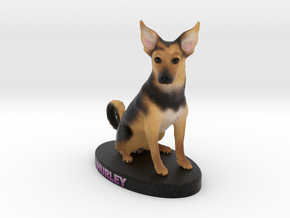 Custom Dog Figurine - Hurley in Full Color Sandstone