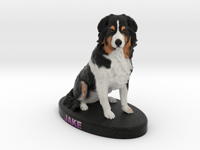 Custom Dog Figurine - Jake in Full Color Sandstone