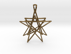 Reach for the Stars Pendant in Polished Bronze