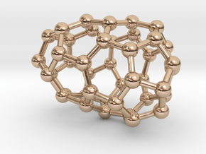 0184 Fullerene C42-1 c2 in 14k Rose Gold