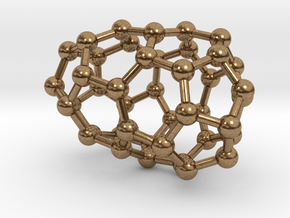 0184 Fullerene C42-1 c2 in Natural Brass