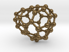 0185 Fullerene C42-2 c1 in Natural Bronze