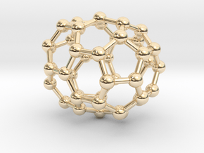 0189 Fullerene C42-6 c2v in 14K Yellow Gold