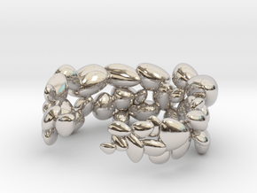 BeachStones Ring - Size 7 in Rhodium Plated Brass