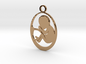 FetusBaby in Polished Brass