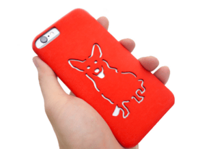 Corgi Iphone 6 Case  in Red Processed Versatile Plastic
