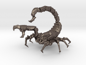 Skorpion in Polished Bronzed Silver Steel