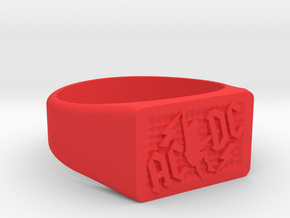 Size 10 TNT Ring  in Red Processed Versatile Plastic