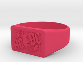 Size 8 TNT Ring  in Pink Processed Versatile Plastic