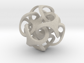 Metatron's Cube 10x10*10 cm in Natural Sandstone