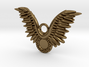 Wings in Polished Bronze
