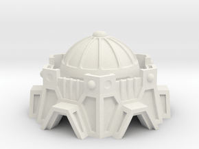 Sci-Fi Fort / Temple in White Natural Versatile Plastic