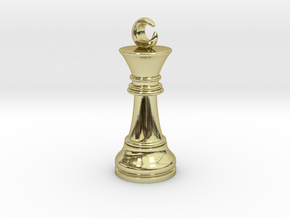 Single Chess King Moon Big / Timur Prince Ferz Viz in 18k Gold