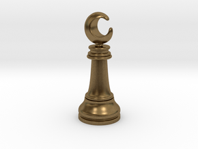 Single Chess Moon Queen / Revealer in Natural Bronze