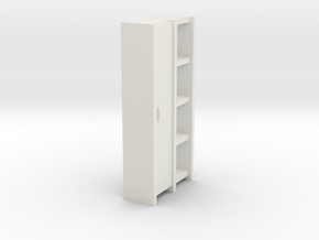 A 004 Schrank cupboard HO 1:87 in White Natural Versatile Plastic: 1:87 - HO