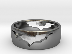 (Size 6) Bat Ring in Polished Silver