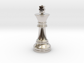 Single King Chess Cross Normal Big | TImur King in Platinum