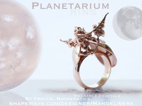 Planetarium Ring - 19.5mm in 14k Rose Gold Plated Brass