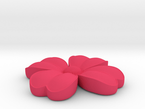 Flower coulomb in Pink Processed Versatile Plastic