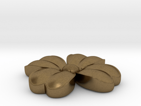 Flower coulomb in Natural Bronze