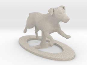 Running Jack Russell 1 in Natural Sandstone