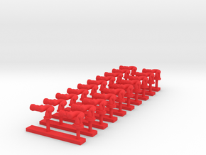 Monitoren Ziegler 10 stuks 1:50 in Red Processed Versatile Plastic