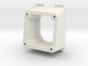 QAV250 FPV Camera Mount (PZ0420M, 10 degrees) in White Natural Versatile Plastic