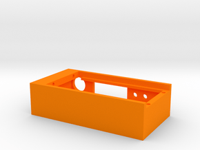 SX350J Box w/Magnet Holes in Orange Processed Versatile Plastic