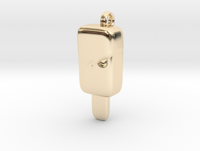 Emo Ice Cream pendant in 14k Gold Plated Brass