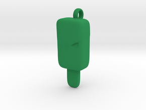 Emo Ice Cream pendant in Green Processed Versatile Plastic