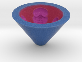 Face Bowl With Color in Full Color Sandstone